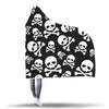 Skull and Crossbone Hooded Blanket - designfullprint