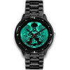 Green Raven Viking Watch - Leather/Stainless Steel Band 001