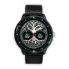 Yggdrasil Valknut Viking Watch - Leather/Stainless Steel Band 002