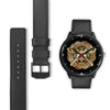 Battle Viking Axes Watch - Leather/Stainless Steel Band 005 - designfullprint