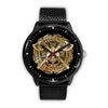 Battle Viking Axes Watch - Leather/Stainless Steel Band 005
