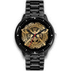 Battle Viking Axes Watch - Leather/Stainless Steel Band 005 - designfullprint