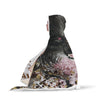 Black and White Wolf Super Soft Hooded Blanket - designfullprint