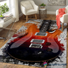 Electric Guitar Rug Gift For Guitarist CH