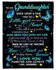 To My Granddaughter Blanket Sherpa Blanket HG