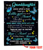 To My Granddaughter Blanket Sherpa Blanket HG