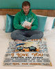 Husband Wife -Never Forget Blanket Personalize comforter