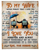 Husband Wife -Never Forget Blanket Personalize comforter