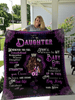 Gift For Mom Mom To My Daughter Gift For Daughter Blanket HG