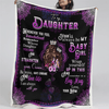 Gift For Mom Mom To My Daughter Gift For Daughter Blanket HG