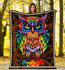 Owl Owls Lover Owl Blanket Owl Baby Blanket Sherpa Blanket HG