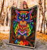 Owl Owls Lover Owl Blanket Owl Baby Blanket Sherpa Blanket HG