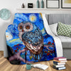 Owl Owls Lover Owl Lovey Blanket Owl Blanket Owl Baby Blanket Sherpa Blanket HG