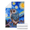 Owl Owls Lover Owl Lovey Blanket Owl Blanket Owl Baby Blanket Sherpa Blanket HG