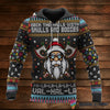 Gift For Viking Lover Vlado Art Viking Deck The Halls With Skulls 3D Knitting Pattern Viking Skull Hoodie/Sweater Ugly Christmas Sweater 3D Hoodie Skull Gift 3D Printed Hoodies HG