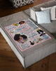Gift For Mom To My Daughter Whenever U feel Overwhelmed Mom Blanket HG