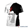 Gift For Christian Premium Christian Jesus Catholic 3D Printed Unisex Shirts LH Gift For Christian