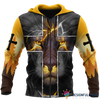 Gift For Christian Premium Christian Jesus Catholic Lion Unisex Hoodie LH