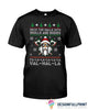 Skull Gift Gift For Viking Lover Christmas Tshirt Viking Deck The Halls With Skulls Viking Tshirt HG