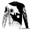 Gift For Viking Lover Skoll and Hati Viking Hoodie HG