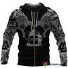 Gift For Viking Lover Viking Zip Up Hoodie Iceland Coat Of Arms Odin s Hoodie HG Zip up