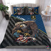 Gift For Veteran Lover Gift For Army Military Gifts Gift For Army Army Veteran Quilt Bedding Set LH