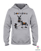 I Don't Give A Rat'Ass Funny Hoodie PA