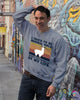 Retro Navy Alpaca I Tried To Be Normal Once Funny Alpaca Hoodie PA