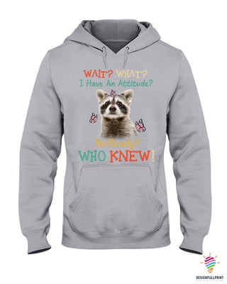 Racoon Attitude Really For Racoon Lover Hoodie PA