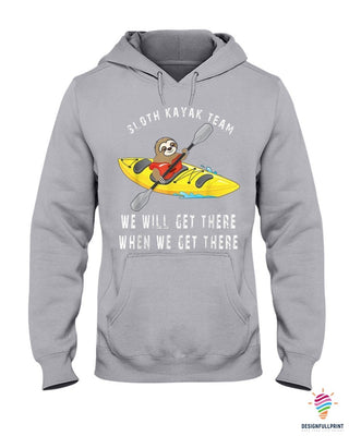 Sloth Kayak Team Sloth Lover Funny Hoodie PA