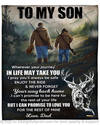 Gift For Dad Father Son Gifts Blanket LH