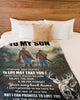 Gift For Dad Father Son Gifts Blanket LH