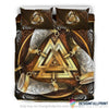Gift For Viking Lover Triskele Valknut Celtic Knot Viking Duvet Cover Viking Bedroom Set Viking Bedding Set HG