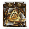 Gift For Viking Lover Triskele Valknut Celtic Knot Viking Duvet Cover Viking Bedroom Set Viking Bedding Set HG