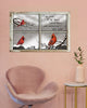 A Big Piece Of My Heart Lives In Heaven And Watches Over This Home Canvas HG