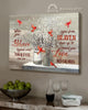Heaven Canvas Love Never Dies Cardinals Version Wall art canvas HG