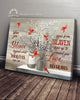 Heaven Canvas Love Never Dies Cardinals Version Wall art canvas HG