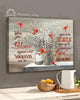 Heaven Canvas Love Never Dies Cardinals Version Wall art canvas HG