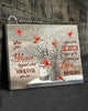 Heaven Canvas Love Never Dies Cardinals Version Wall art canvas HG