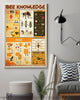 Beautiful Bee Knowledge Wall Canvas HG