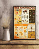 Beautiful Bee Knowledge Wall Canvas HG