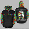 Mother Day Gift Gift For Mom Autism Mom Like A Normal Mom Except Much Stronger 3D Unisex Pullover or Zipup Hoodie HH