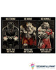 Pitbull Boxing Be Strong Pitbull US Marine Poster HG Gifts For Dog Lovers