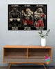 Pitbull Boxen Seien Sie stark Pitbull US Marine Poster HG Gifts For Dog Lovers