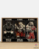 Pitbull Boxing Be Strong Pitbull US Marine Poster HG Gifts For Dog Lovers