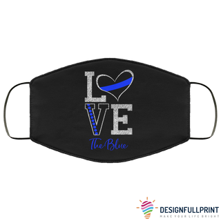 Love The Blue Face Mask LH Cloth Mask