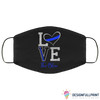 Love The Blue Face Mask LH Cloth Mask