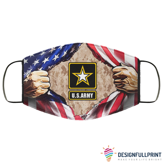 Gift For Army Army Cloth Mask - flag Cloth Mask
