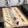 Retro Game God Says You Are Rectangular Rug LN