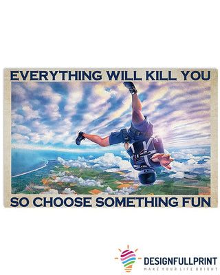 Gift For Hippie Parachute Fun Time Hippie Poster LH